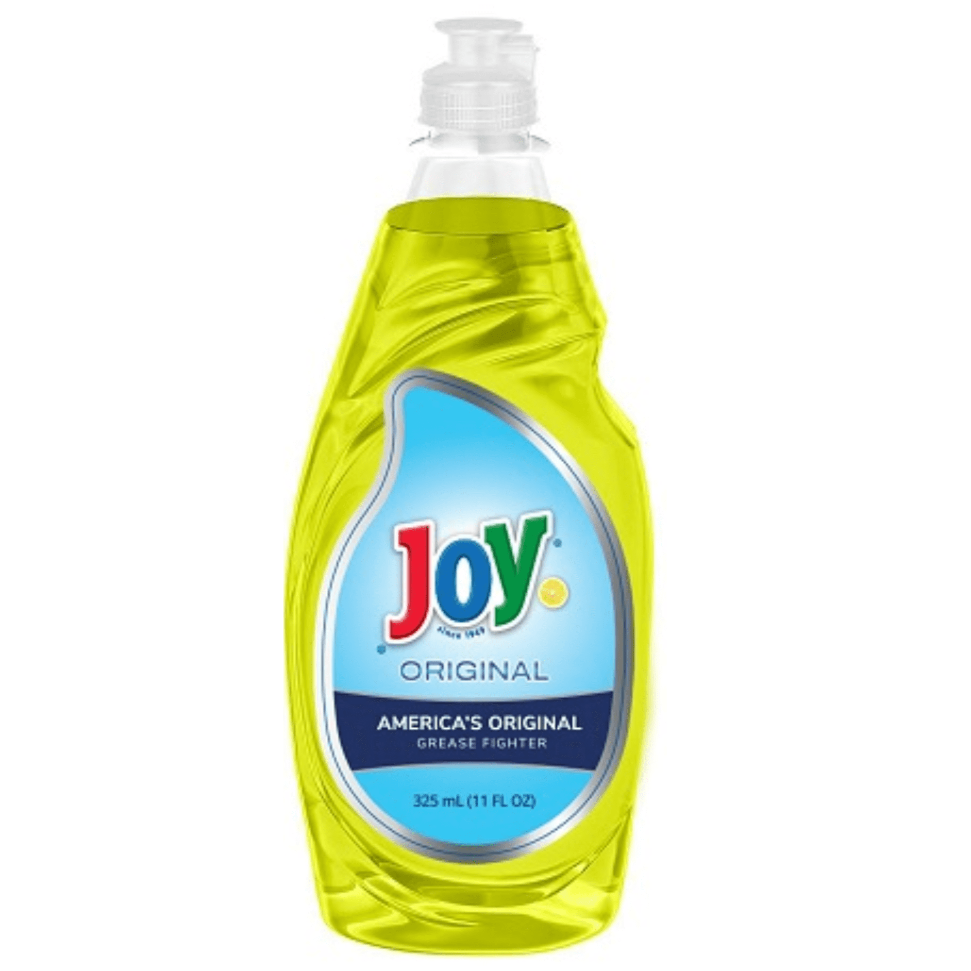 Joy Non-Ultra Dish Liquid Soap America's Original Grease Fighter, Lemon Scent, 11 Fluid Ounce Each.( Box Of 12)