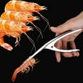 thumbnail image 1 of Peeler Kitchen Tool Stainless Prawn Tool Deveiner Device for Efficient Peeling and Deveining in Home Kitchen Dining & Bar, 1 of 5