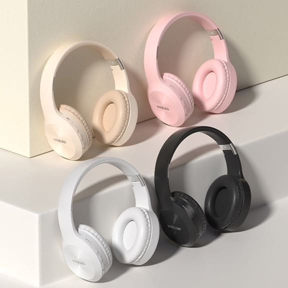 RFUGUG HiFi Sound Over-Ear Bluetooth Headphones with Advanced Noise Reduction - Crystal Clear Calls, Bluetooth V5.3, and Foldable Design for Premium Wireless Audio Experience