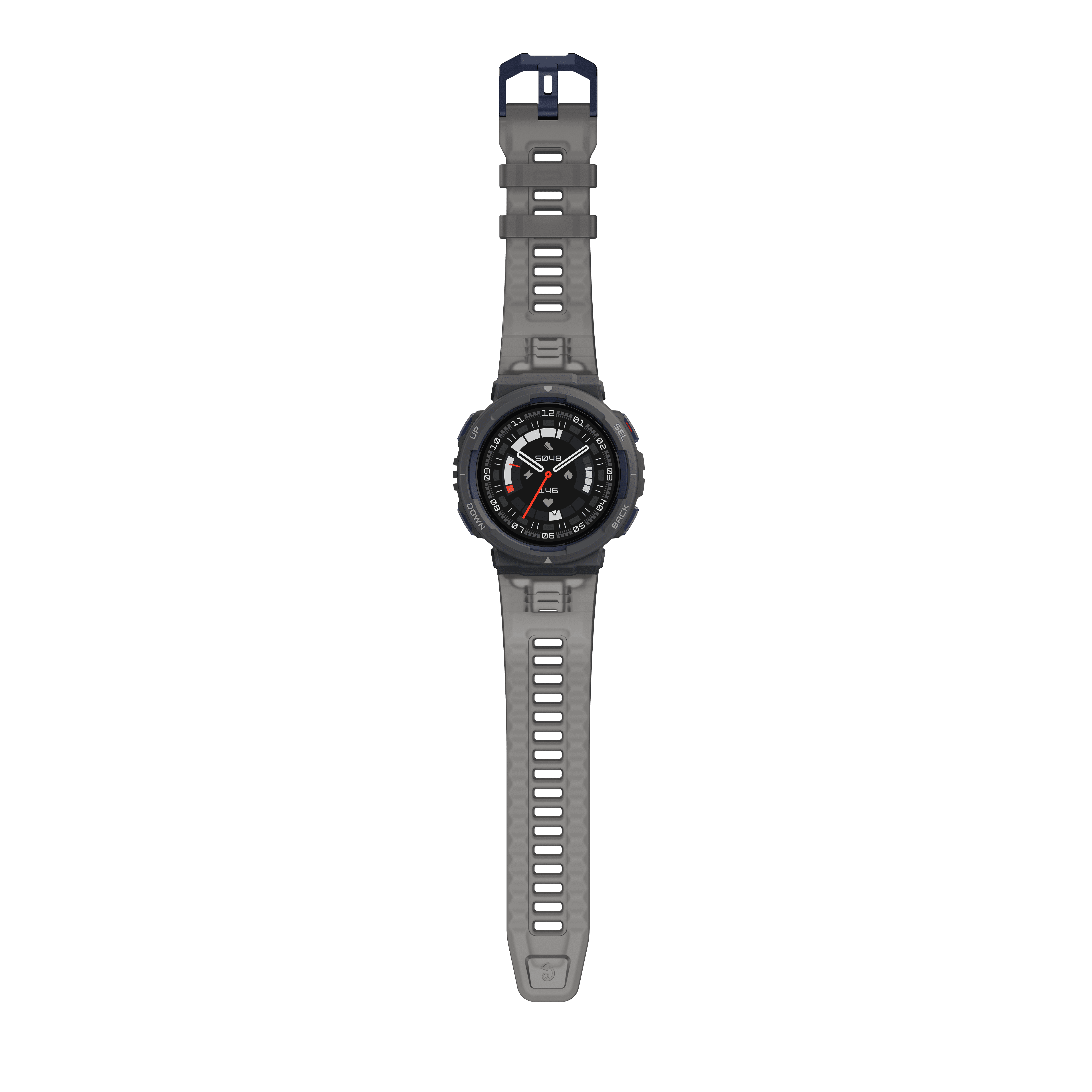 Amazfit Active Edge Smart Watch with Stylish Rugged Sport & Fitness Design  ? Midnight Pulse 