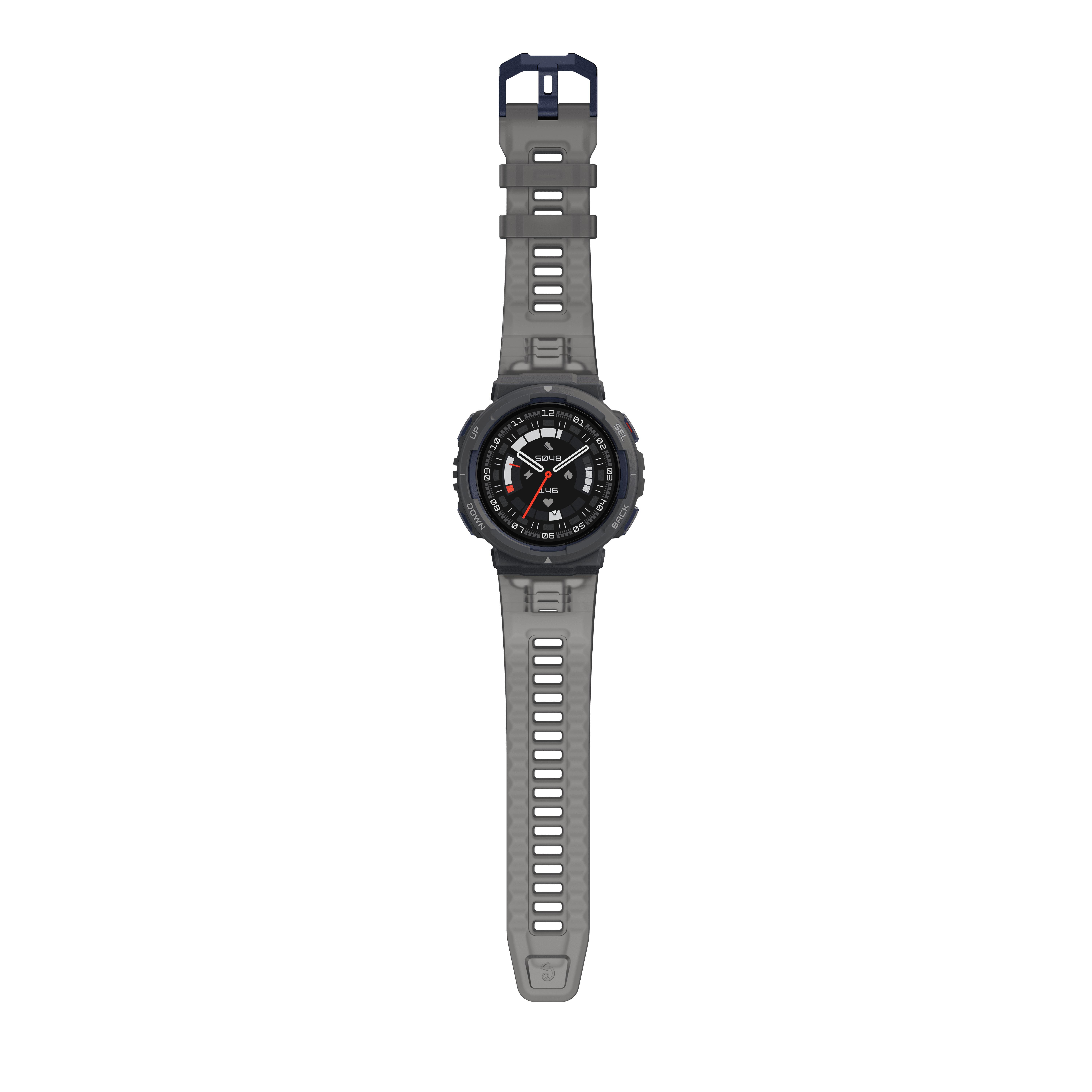 Amazfit Active Edge Smart Watch with Stylish Rugged Sport & Fitness Design ? Midnight Pulse