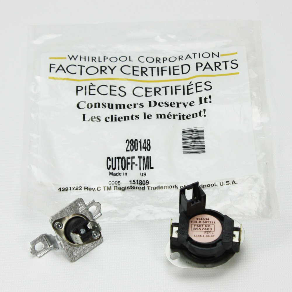 280148 For Whirlpool Clothes Dryer Thermostat Kit