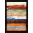 thumbnail image 2 of PI Studio 17x24 Black Modern Wood Framed Wall Art Titled - Tribal Colour Wash II, 2 of 6