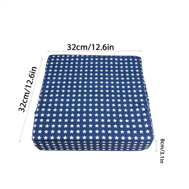 Cojín Elevador de Bebé Extraíble Ajustable para Silla de Comedor Cojín Elevador para Ni?os Cojín de Asiento de Trona(Azul) Ecomeon no