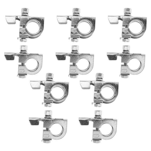 HOOWIFFY 10pcs Quick Release Disconnect Clamp Grey for Emergency Situations on Vehicles