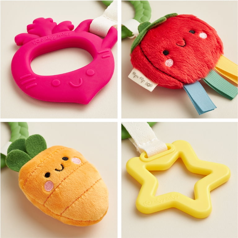 Itzy Ritzy Bitzy Busy Ring Veggie Car Seat Toy photo 4