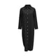 thumbnail image 4 of Falda larga y camisa de vestir lisa de moda para mujer: vestido tipo cárdigan de manga larga, poliéster, tallas S-XXL, adecuado para primavera/otoño, el color blanco puede ser transparente, 4 of 5