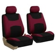 thumbnail image 2 of Light & Breezy Flat Cloth Car Seat Cover Set For Car Truck SUV Van - Full Set, 2 of 5