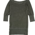 thumbnail image 2 of Chaser Collection Womens Solid Basic T-Shirt, Green, Medium, 2 of 2