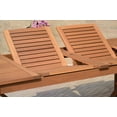 thumbnail image 6 of Amazonia Belfast Teak Finish 9 Pieces Extendable Rectangular Patio Dining Set, 6 of 15