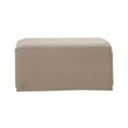thumbnail image 2 of GUOOL Ottoman Pouf Cover Footstool Slipcover Footrest Stool Protector Sand, 2 of 8