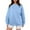 Blue, variant on Womens Oversized Sweatshirt Crewneck Loose Fit Long Sleeve Pullover Fall Casual Clothes Hoodie Top Light Sweatshirts Women 2 Peaces Set Women Active Wear Coats Women College Hoodies plus Size