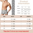thumbnail image 3 of Men's Boxer Briefs, Soft and Breathable Cotton Underwear with Comfort Solid Color Soft Underwear 6Pack, 3 of 6