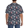thumbnail image 3 of Honeii Christmas Village for Men's Short-Sleeved Button-Up Collared Shirt Featuring A Pocket, Perfect for Beach Vacations, And Travel Adventures.-, 3 of 5