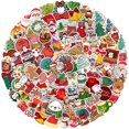 thumbnail image 1 of Hongchun 100 Christmas stickers, waterproof, self-adhesive, 1 of 5