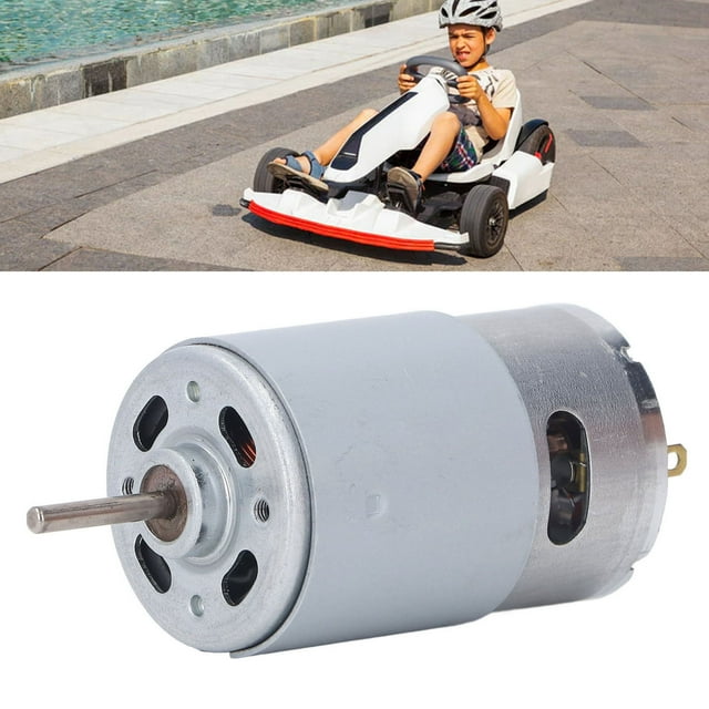 Electric Motor High Copper Coil DC Brushed Motor 12V For Children's Electric Vehicles, Toy Cars, And Motorcycles
