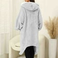 thumbnail image 5 of Giftesty Womens Homewear Clothing Women's Fashion Casual Solid Color Long Sleeve Robes, 5 of 6