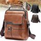 thumbnail image 2 of Men's Shoulder Bag Leather Messenger Bag Men's Shoulder Bag for Men with Wallet, 2 of 4