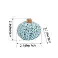thumbnail image 3 of Dsscvnef Knitted Pumpkin Decorations DIY Hand Woven Fall Party Home Autumn Thanksgiving Craft Kit, 3 of 9