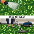 thumbnail image 4 of St. Patrick's Day Outdoor Rug 4x6 Ft, Non Slip Washable Area Rug, Spring Lucky Shamrock Green Watercolor Patio Rugs Carpet Runner, Large Floor Mat for Indoor/Outdoor Deck Porch Camping, 4 of 8