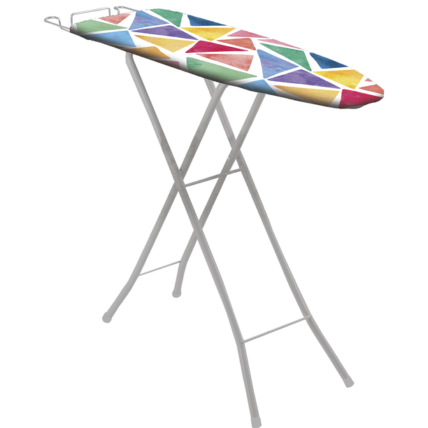 Burro de Planchar Handy Jr Triangles 90 x 33 cm Tabla Resistente Plegable Ajustable Acero Maxima Hogar
