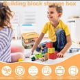 thumbnail image 3 of Contenants Réutilisables pour Jouets d'Enfant, Grande Capacité, Contenants pour Blocs de Construction, Boîte Organisatrice Empilable pour Jouets avec Compartiments Ajustables pour Construire des Poupées en Briques, Jouets (Vert olive 2 Couches), 3 of 5