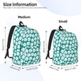 thumbnail image 2 of Balery Green Baseball Mochila Clásica Impresa Básica para Viaje, Mochila Escolar Resistente al Agua, Mochila de Lona con Correas Ajustables-Small, 2 of 5