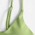 thumbnail image 5 of Qiylii Summer Ladies Split Bikini Set, Adults Women Simple Style Solid Color Ring Decoration Bikini Backless Swimsuit Swimwear, 5 of 5