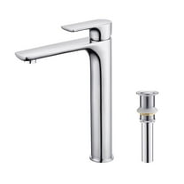 Kibi Tender-T Single Handle Bathroom Vessel Sink Faucet with Pop Up Drain
