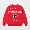 thumbnail image 5 of Women's Gameday Couture Red Atlanta Falcons Legacy Club Premium Fleece Drop Shoulder Oversized Sweatshirt, 5 of 5
