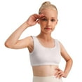 thumbnail image 3 of SHenli 9-14 Training Girls Bras for First Underwear Simple Elastic Soft Breathable Comfy Built-in Crop Vest, 3 of 6