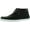 Black, variant on Arider BILLY-01 Mens Faux Leather High-Top Casual Shoes