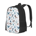 thumbnail image 2 of Daiia Undersea Animals Backpack for Men and Women -Durable Backpack Large Capacity, Water-Resistant Bag with Adjustable Straps and Laptop Compartment, 2 of 9