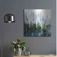 thumbnail image 6 of Luxe Metal Art 'Evening Treeline Sq' by Katrina Pete, Metal Wall Art, 24"x24", 6 of 8