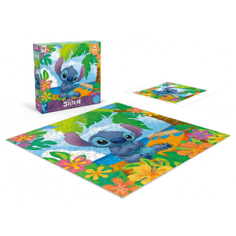 Ceaco - Disney Friends - Flower Power Stitch - 200 Piece Interlocking Jigsaw  Puzzle 