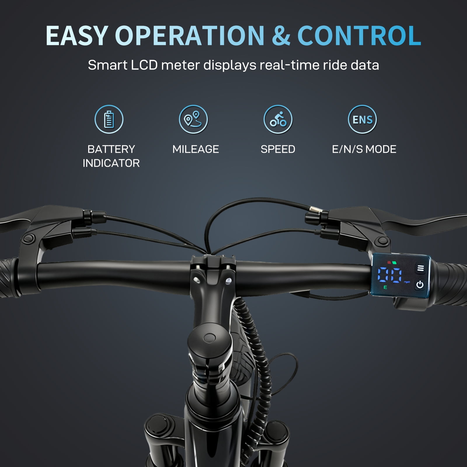 HOVERMAX 20" Electric Bike, Electric Bike for Teens, 250W Motor, 15 mph, 25 Miles Range, E-Bike, Teen Electric Bicycle, UL 2849, Black