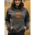 thumbnail image 2 of Holiday Cheer Thanksgiving Hoodie for Men Women, Funny Turkey Graphic Pullover Hooded Sweatshirt, Cozy Cotton Poly Blend, Holiday Fall Outfit, 2 of 5