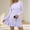 Purple, variant on ZUBMGKTE Women's Fall Casual Long Sleeve Short Dress | Soft Ribbed Knit, Crewneck Sweater Dresses, A Line Flowy, Above Knee Length, Going Out Holiday Outfits, Fashion Clothing