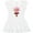 AA-White, variant on Inktastic Monkey 4th Birthday 4 Year Old Girl Girls Toddler Dress