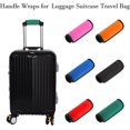 thumbnail image 3 of 2 Pack Luggage Handle Wraps for Suitcase, Bright Color Comfort Soft Handle Covers (Pink), 3 of 5