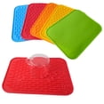 thumbnail image 6 of Silicone Trivet Pot Mat for Countertop, Hot Pan Pot Pads Heat Resistant Table Placemats Kitchen Durable Silicone Table Mat Non-slip Pot Pan Holder Pad Cushion, 1Pc, Multicolor(Yellow,8.6x6"), 6 of 6