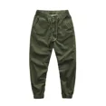 thumbnail image 4 of Pantalones cargo para hombre, pantalones grises de otoño para hombre, ropa de trabajo, ropa de harén, algodón Y2k Harajuku con estilo coreano, moda suelta Emo, 4 of 4