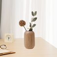 thumbnail image 4 of Inerposs Elegant Wooden Vase, Home Decoration Accent, Natural Wood Design, Space for Fresh Flowers, Perfect Gift for Family Gatherings, 4 of 6