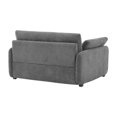 thumbnail image 6 of 50*43" Oversized Chenille Single Sofa Chair, Wide and Deep Seat Accent Chair, Modern Upholstered Comfy Armchair, Couch Lounge with Pillows for Living Room&Apartment (Gray), 6 of 11
