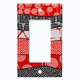 thumbnail image 5 of Metal Light Switch Plate Cover Colorful Safari African Tribal Art Pattern SFR032, 5 of 13
