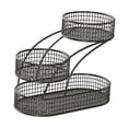 thumbnail image 3 of Frutero de Cocina con Estructura Metálica Soporte para Frutas Cesta de Verduras Bandeja Organizadora Multifuncional Resistente y Adecuada para Bodas Fiestas Picnic Comedor Oficina y, 3 of 9