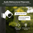 thumbnail image 2 of Cámara De Seguridad Doméstica Inteligente Wi-fi Hd 2k sirena Activado Por Movimiento Malubero, Blanca, 2 of 5