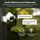 thumbnail image 5 of Cámara De Seguridad Doméstica Inteligente Wi-fi Hd 2k sirena Activado Por Movimiento Malubero Negra, 5 of 5