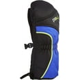 thumbnail image 2 of HEAD JR BOY'S SNOW SKI MITTEN GLOVE BLACK/BLUE/RAVE GREEN, S, 2 of 3