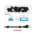 thumbnail image 2 of XINCA Adhesive Cable Clips Sticky Tack Cord Holder Wire Organizer Desk Accessories Wire Hider 100pcs Black for Cat6 Cat5 and Cat7 Flat Ethernet Cable for Car Office Desk Accessories Home Nightstand, 2 of 7